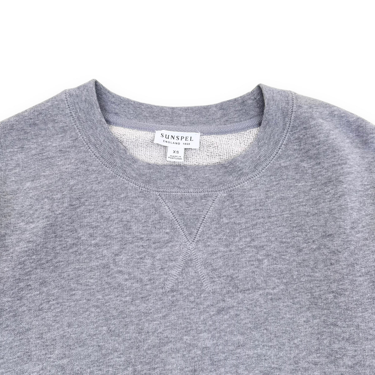 SUNSPEL LOOPBACK COTTON SWEATSHIRT GREY XS