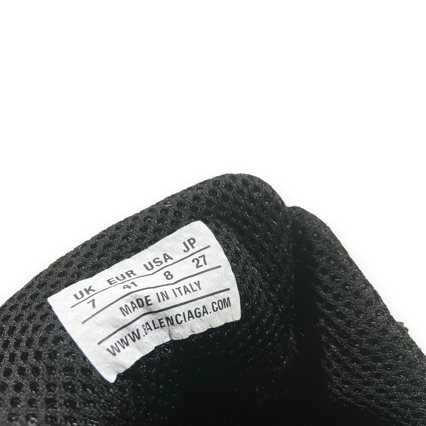 BALENCIAGA PHANTOM SNEAKERS BLACK UK7