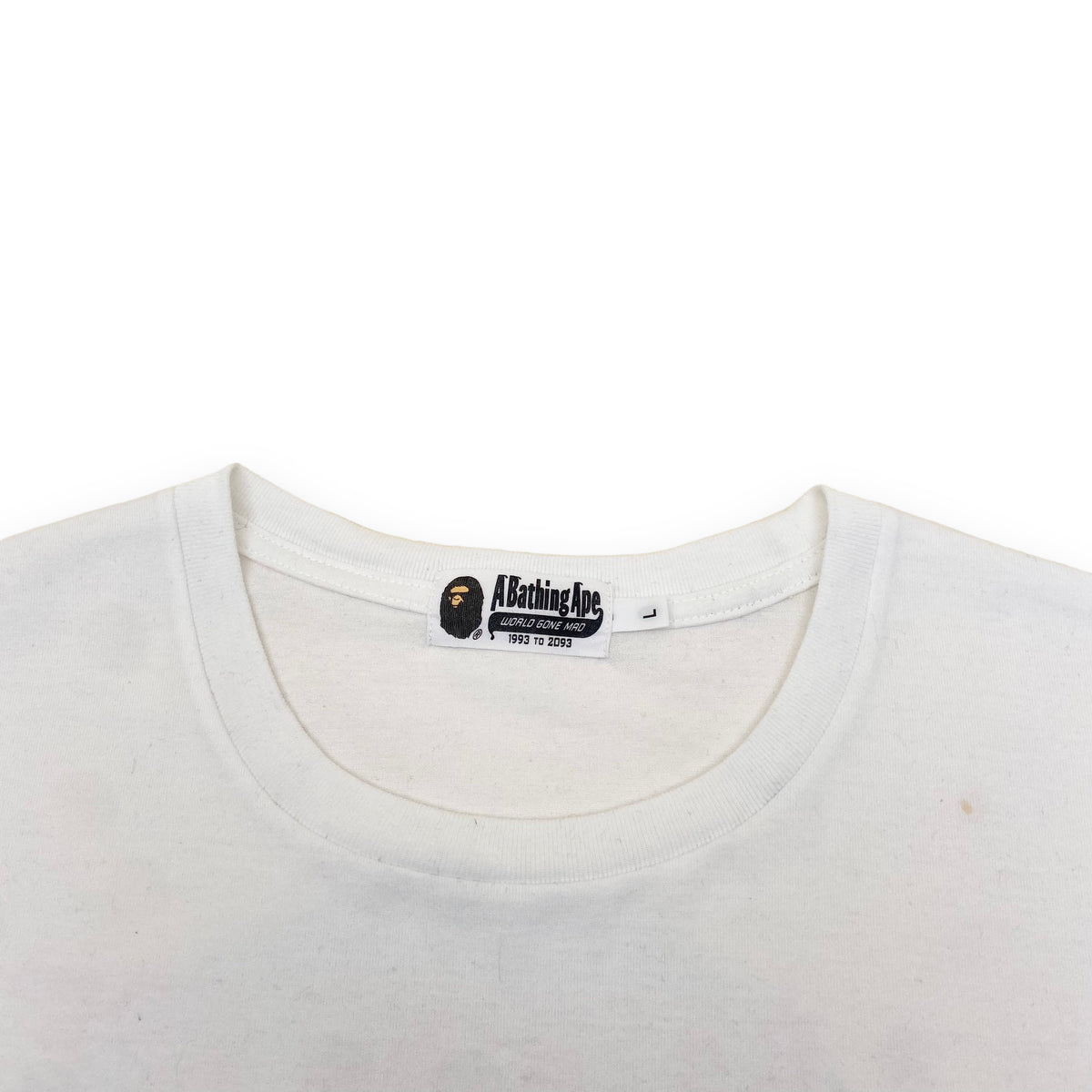 BAPE ‘IN LUKEWARM WINTER’ T-SHIRT WHITE L