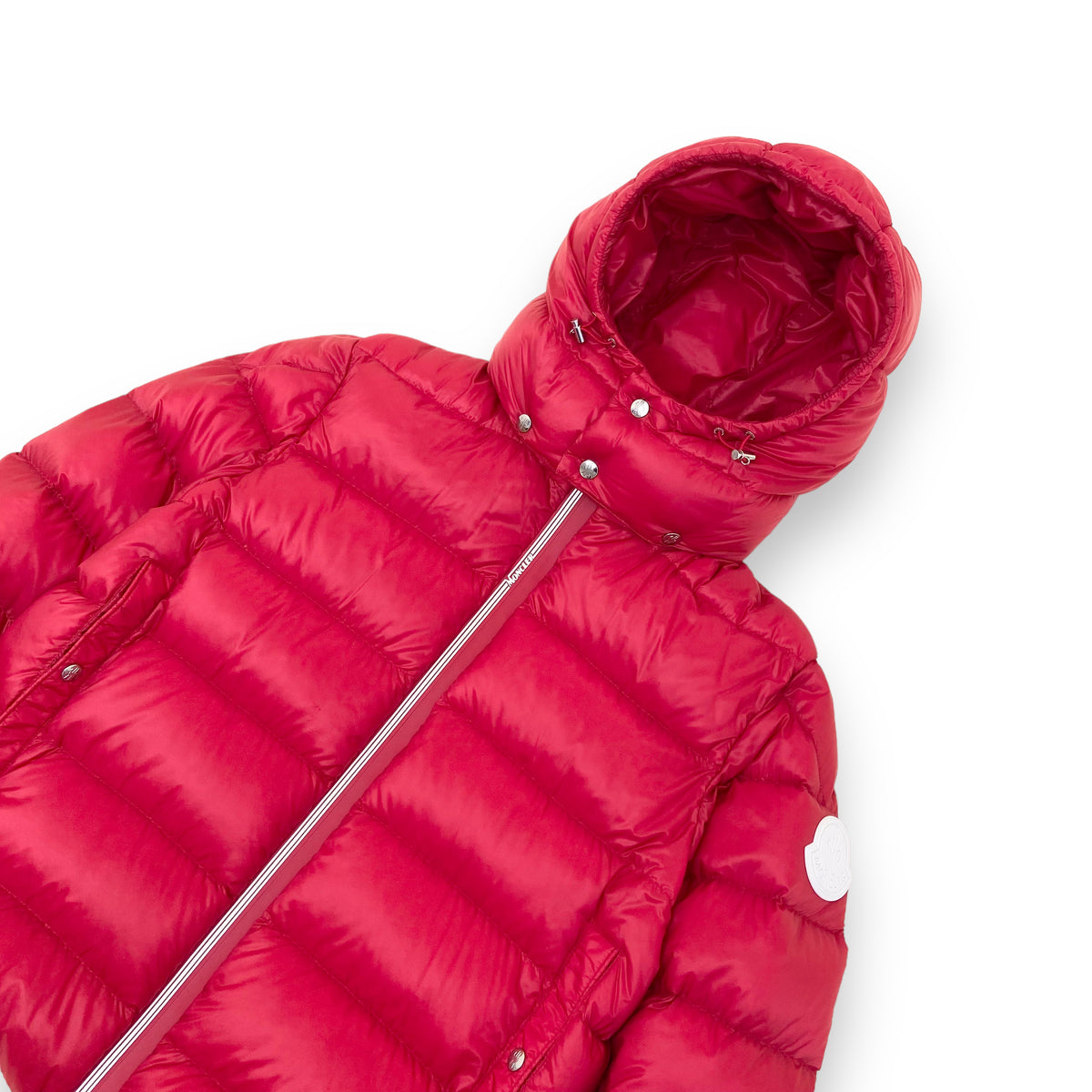 MONCLER ARVES GIUBBOTTO DOUDOUNE LEGERE PUFFER JACKET RED XL