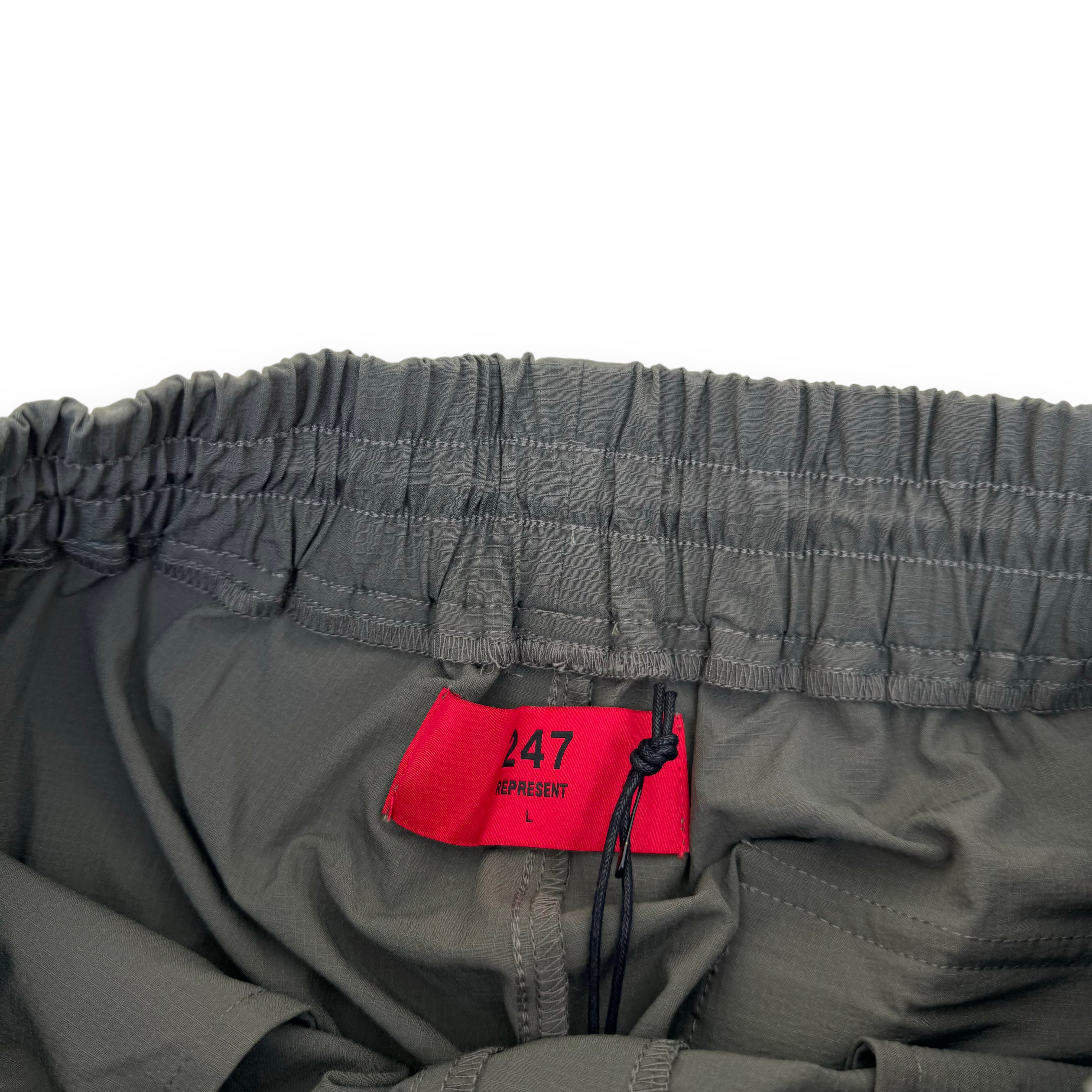 REPRESENT 247 TRACK PANTS OLIVE L