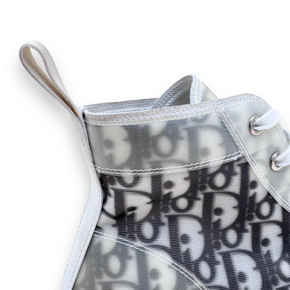 DIOR B23 HIGH TOP SNEAKERS WHITE UK9.5