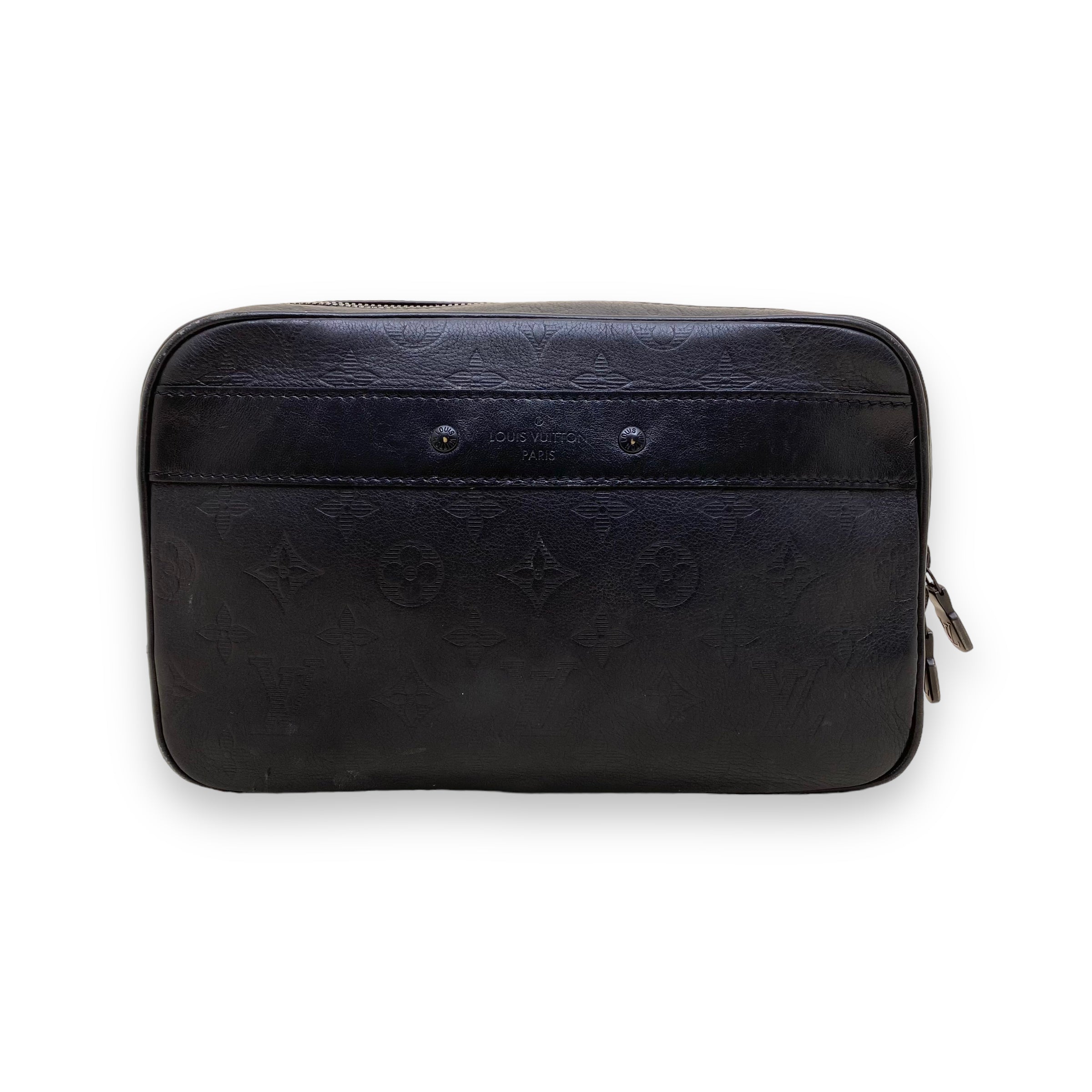 LOUIS VUITTON MONOGRAM TOILETRY POUCH GM SHADOW BLACK