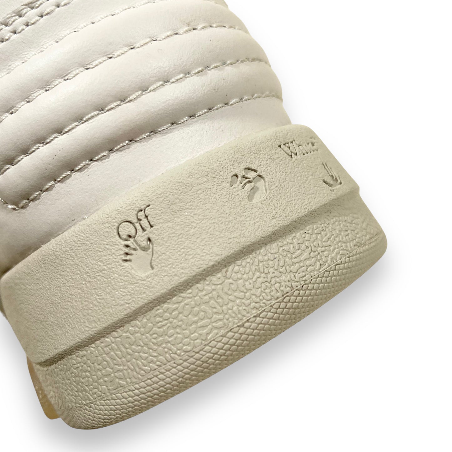 OFF-WHITE OUT OF OFFICE SNEAKERS BEIGE UK6