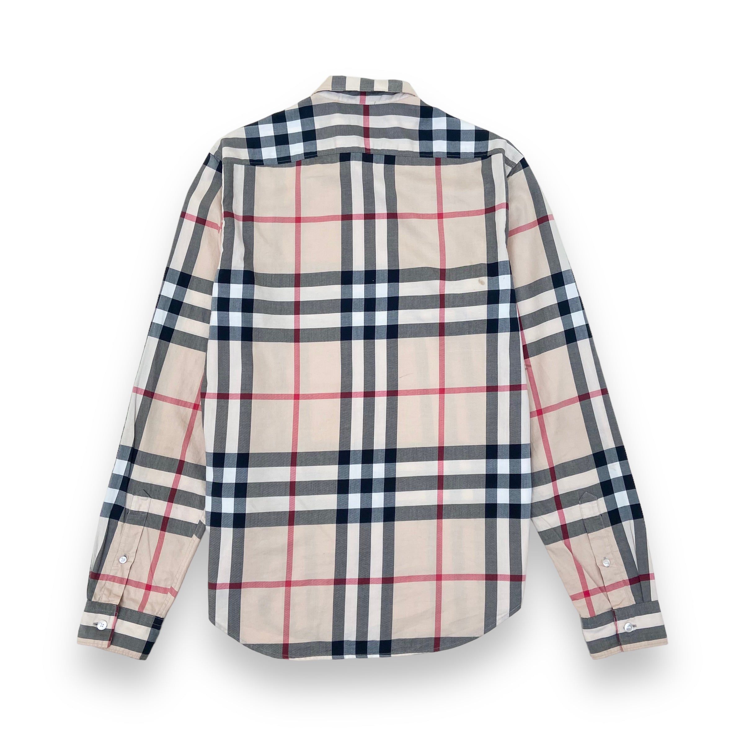 BURBERRY CHECKED SHIRT S
