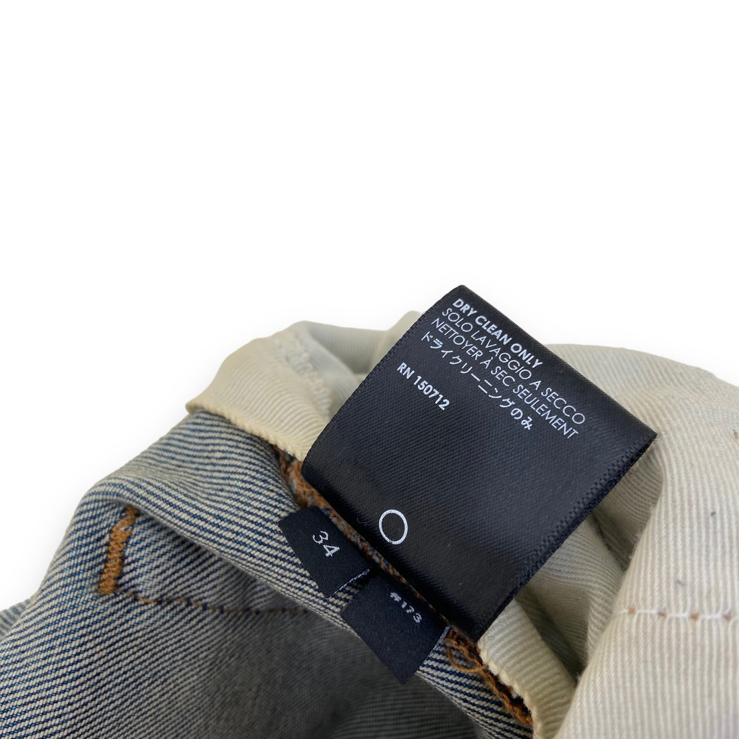 AMIRI GLITTER SNAKE DISTRESSED DENIM JEANS BLUE 34W