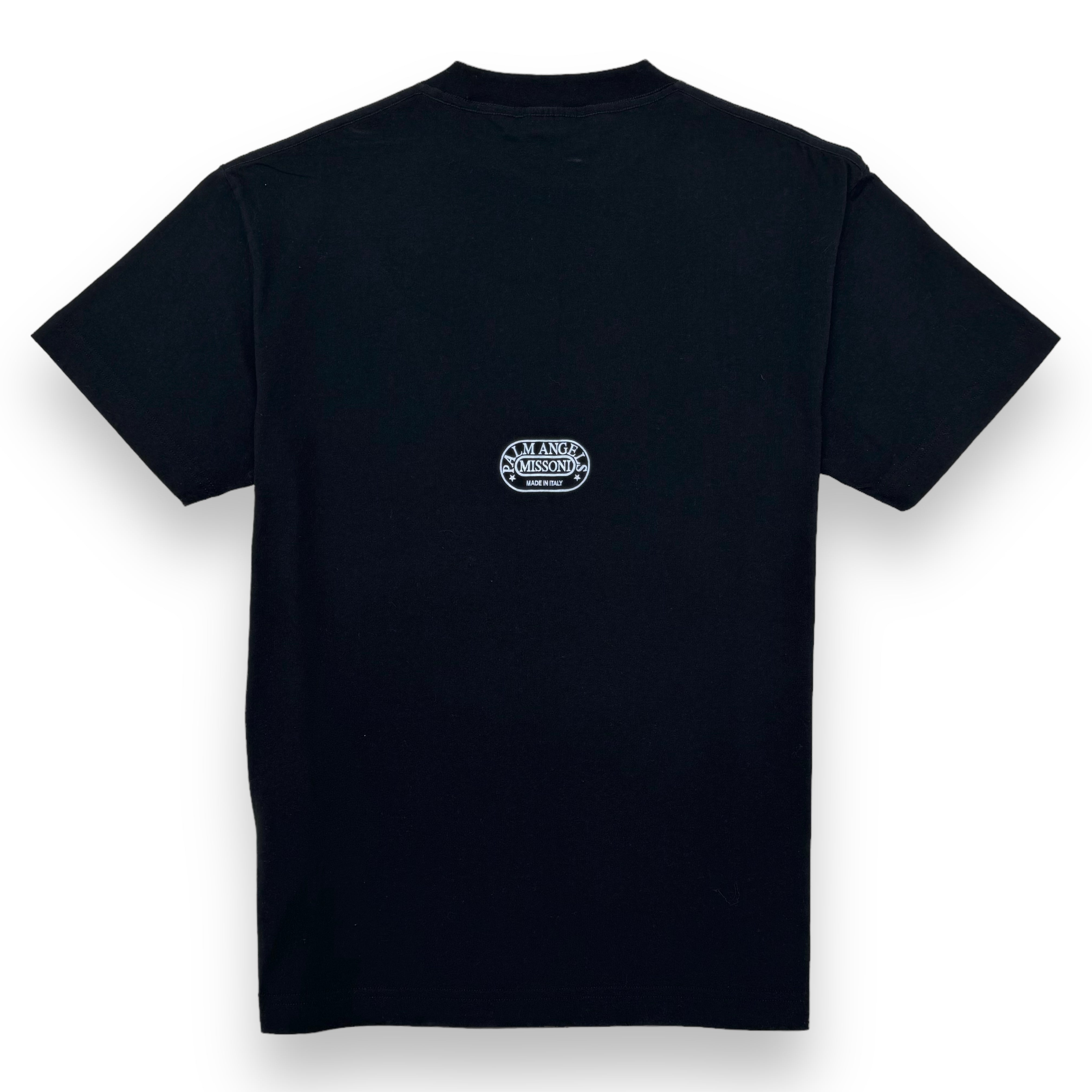 PALM ANGELS X MISSONI LOGO T-SHIRT BLACK L
