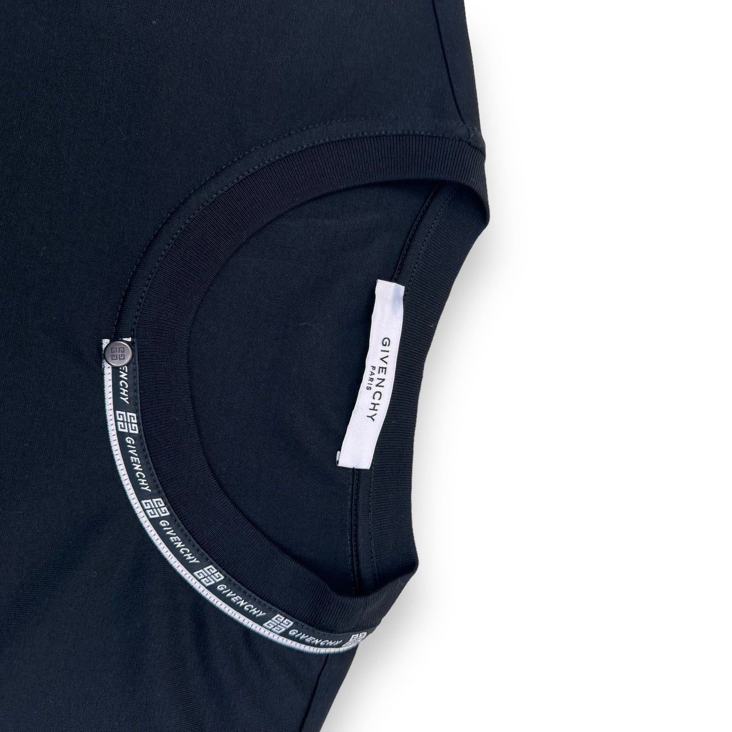 GIVENCHY COTTON T-SHIRT BLACK S