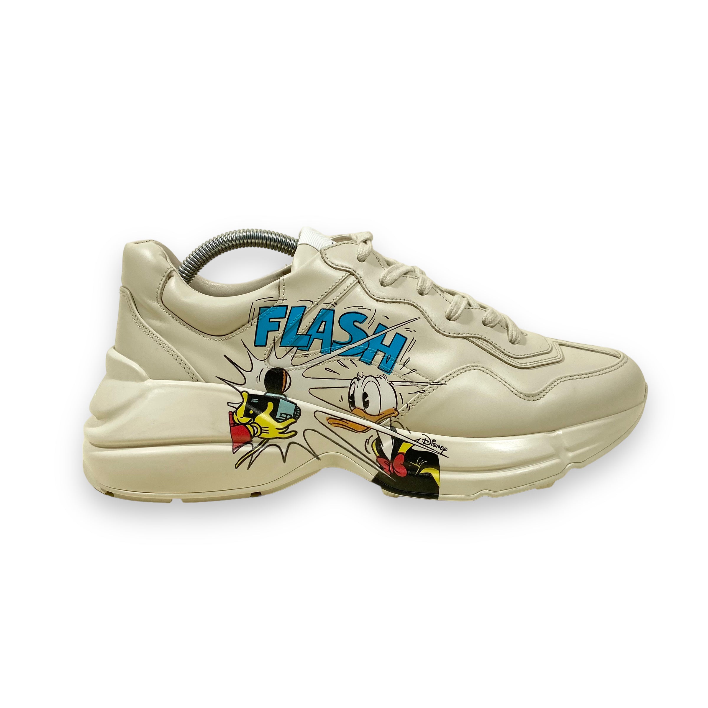 GUCCI X DISNEY DONALD DUCK RHYTON SNEAKERS UK8
