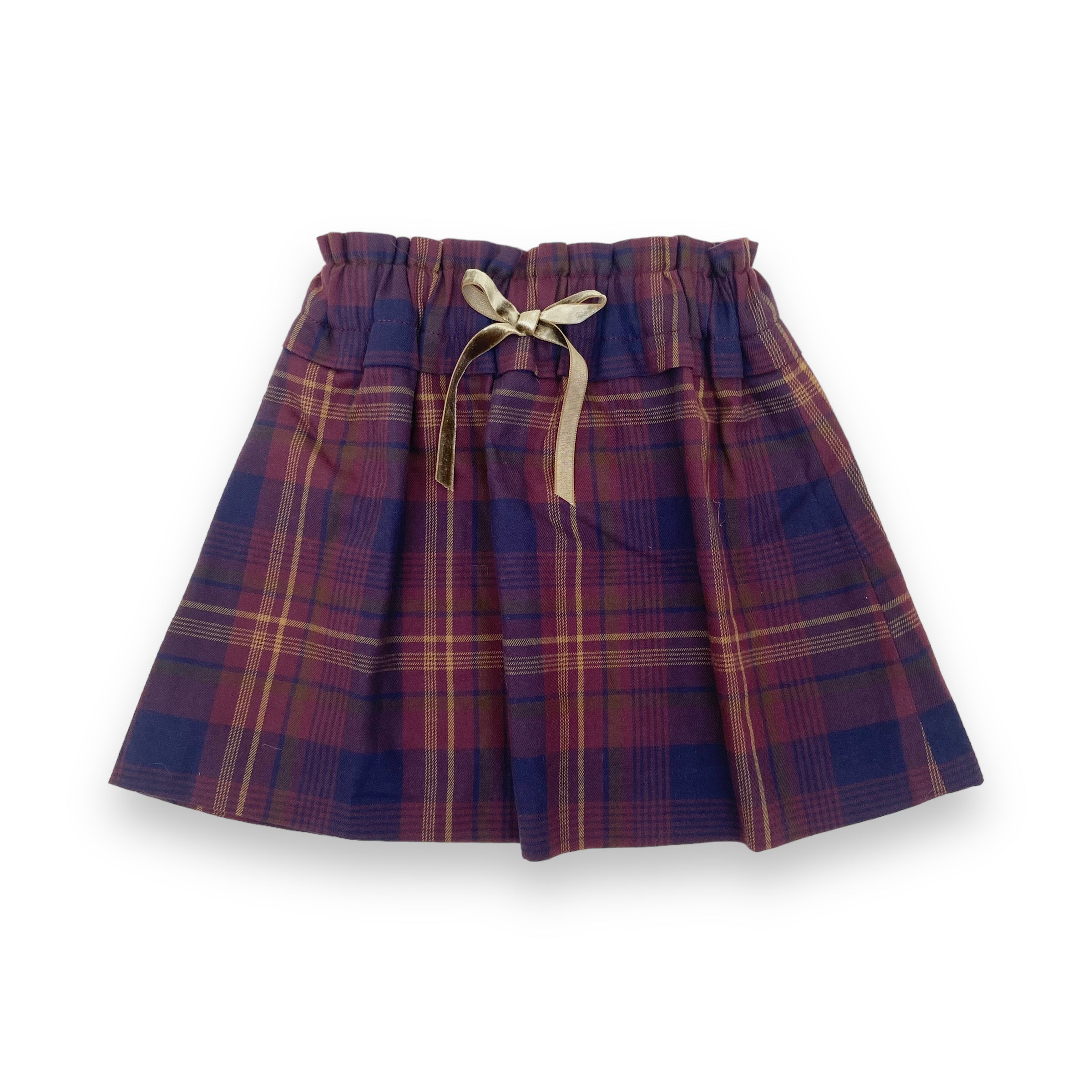 PEPA LONDON SKIRT BURGUNDY AGE4