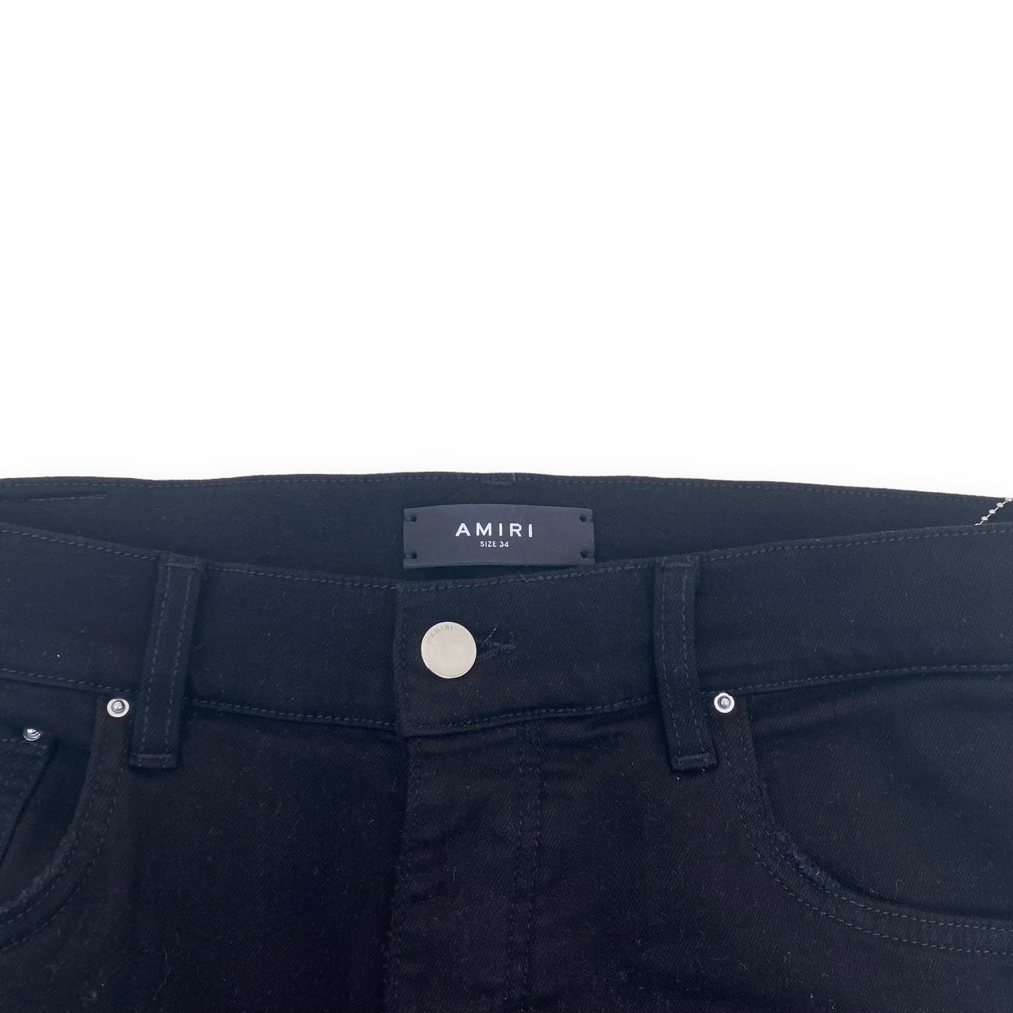 AMIRI FLARED DENIM JEANS BLACK 34W