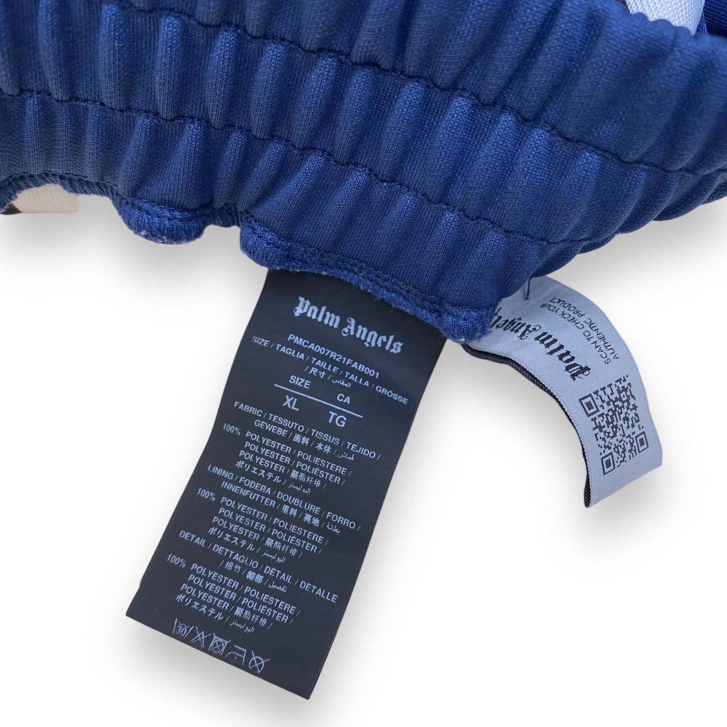 PALM ANGELS TRACK PANTS NAVY XL