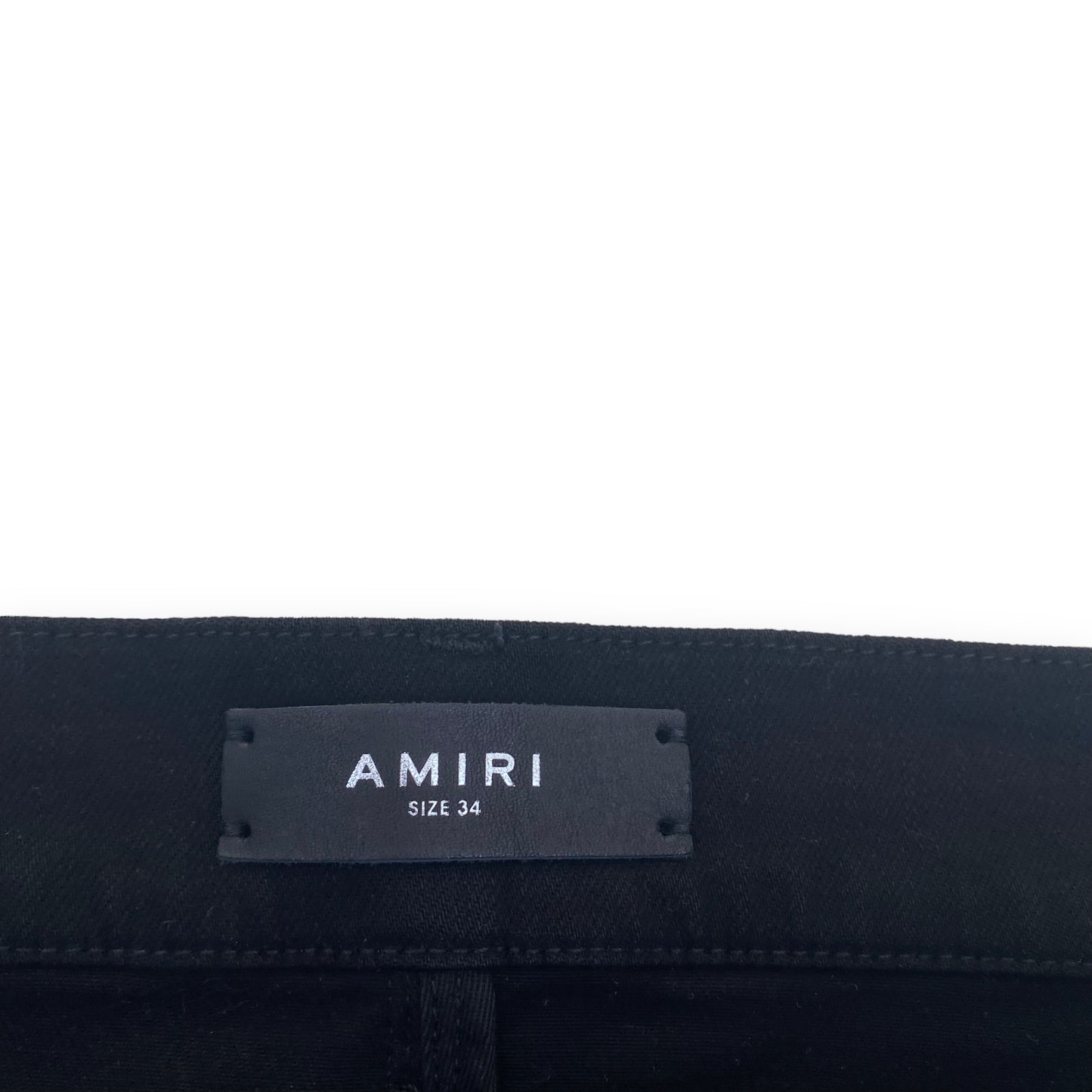 AMIRI FLARED DENIM JEANS BLACK 34W