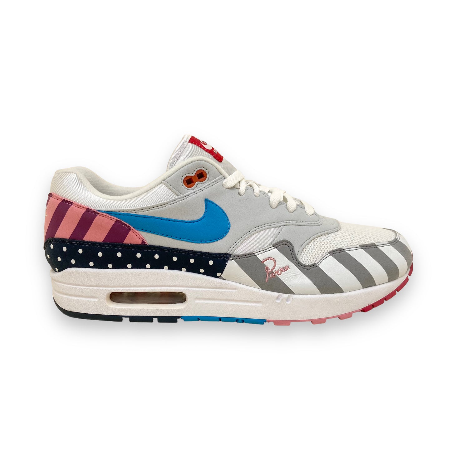 NIKE X PARRA AIR MAX 1 SNEAKERS WHITE / MULTI UK10