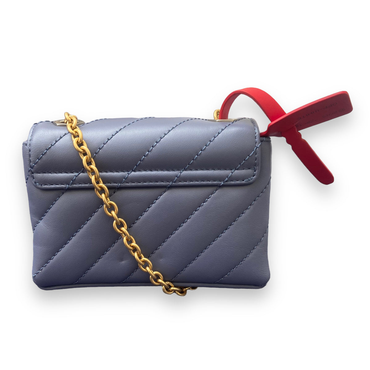 OFF-WHITE JACKHAMMER GOLD HARDWARE BAG PURPLE MINI