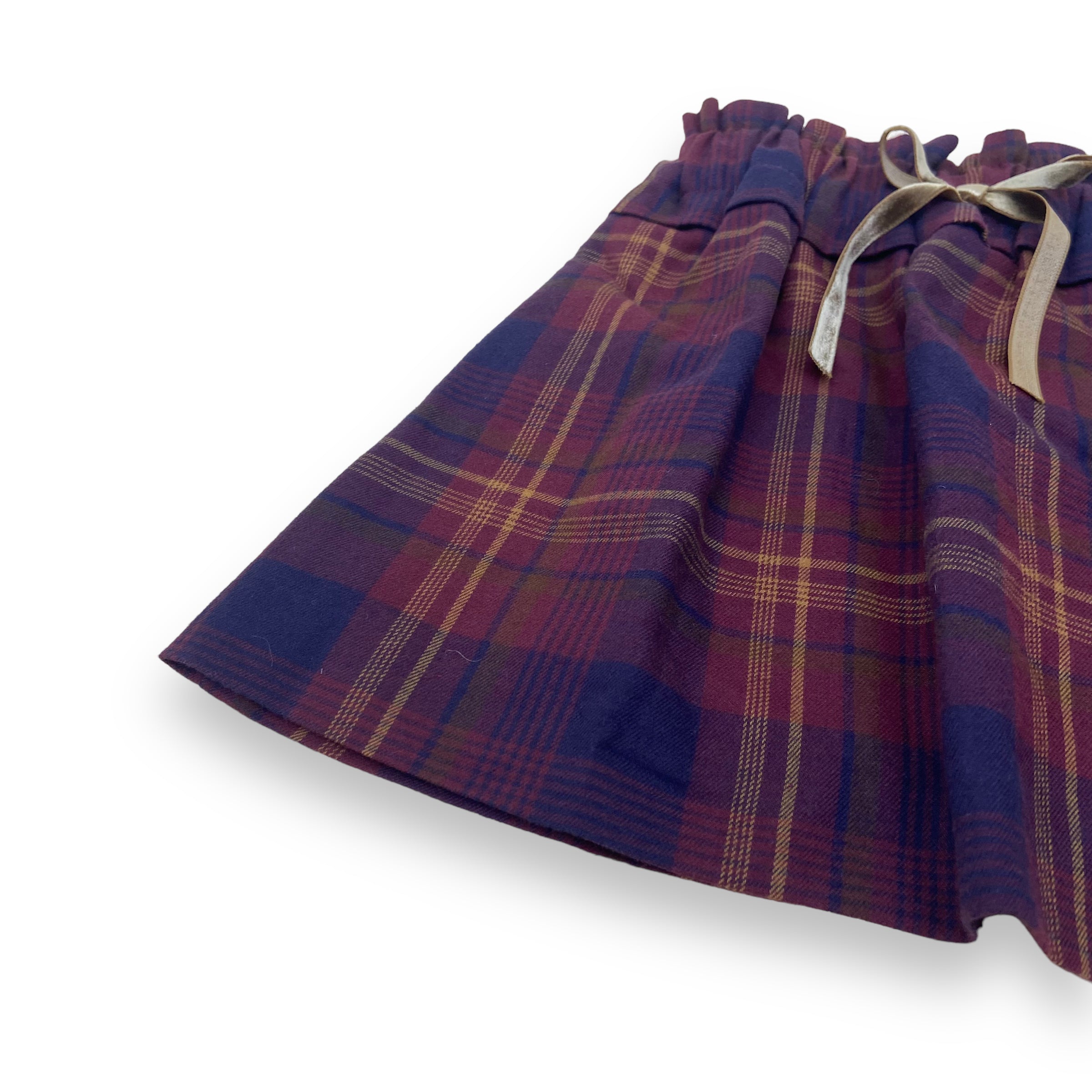 PEPA LONDON SKIRT BURGUNDY AGE4