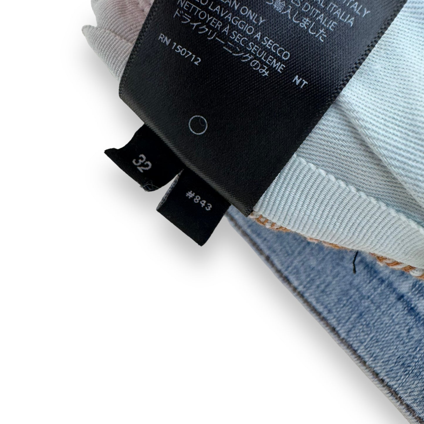 AMIRI DISTRESSED DENIM JEANS BLUE 32W