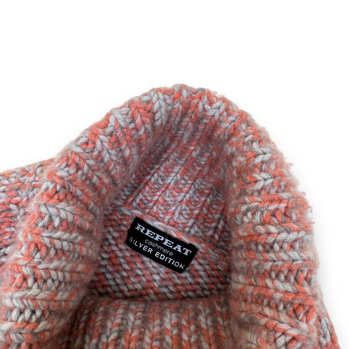 REPEAT CASHMERE ROLL NECK SWEATER PINK XS