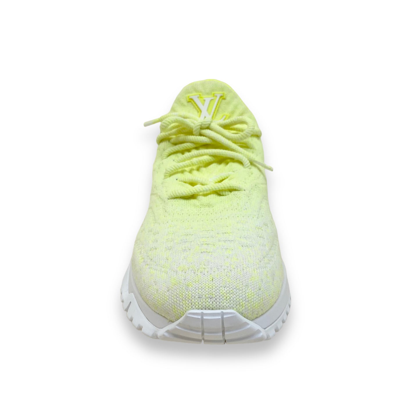 LOUIS VUITTON V.N.R KNIT SNEAKERS NEON YELLOW UK8.5
