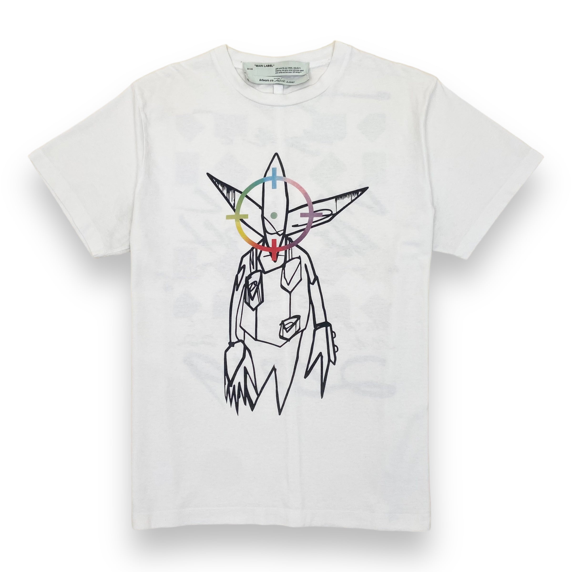 OFF-WHITE X FUTURA ALIEN OVERSIZED T-SHIRT WHITE XS