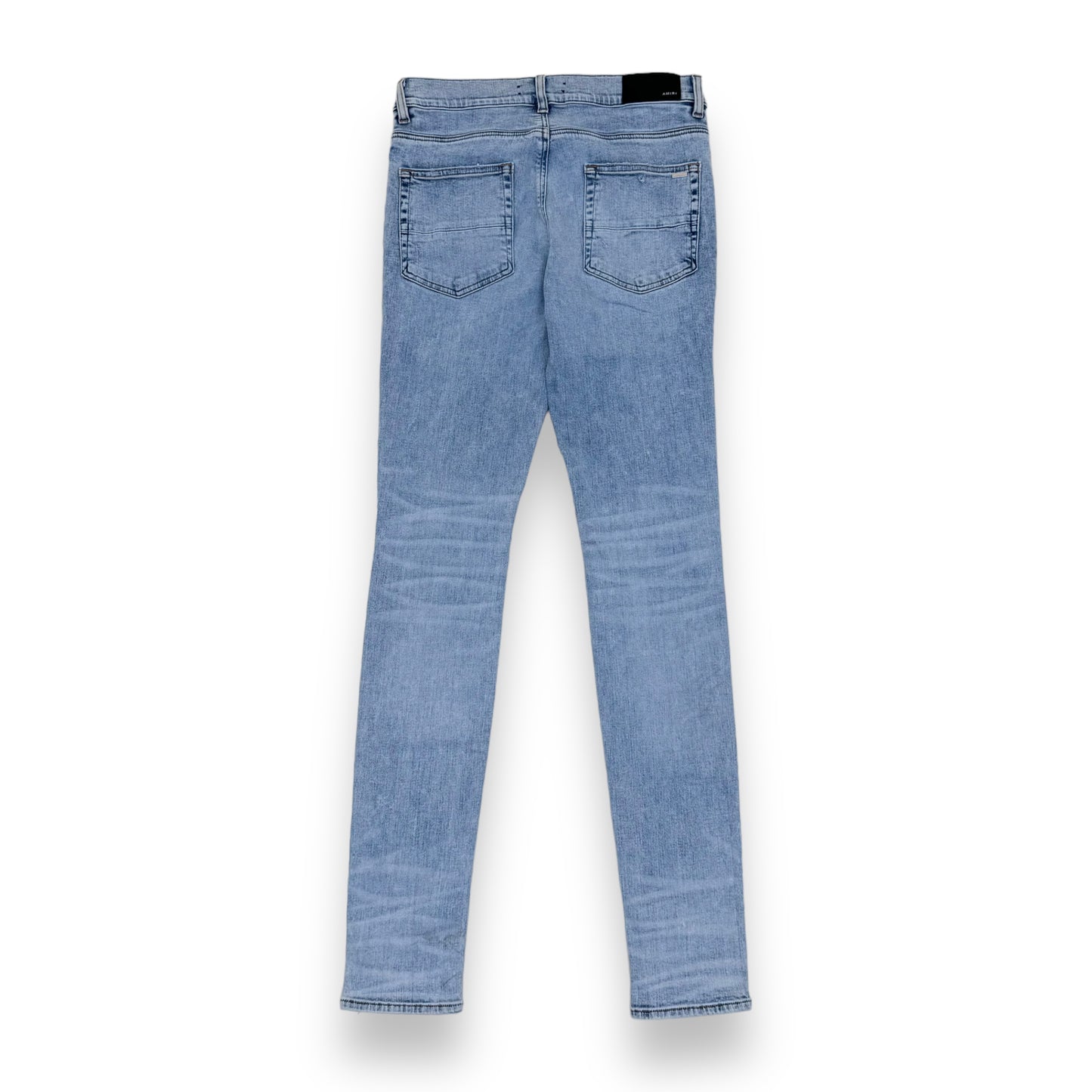 AMIRI DISTRESSED DENIM JEANS BLUE 32W