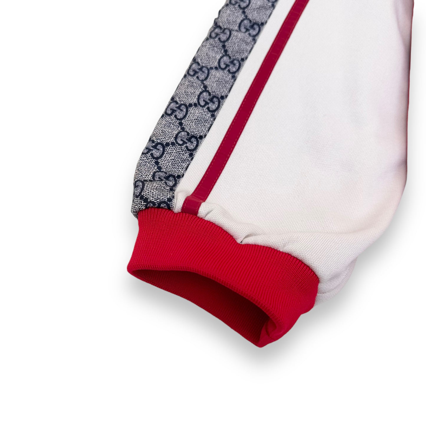 GUCCI ZIP-UP TECHNICAL TRACK JACKET RED L