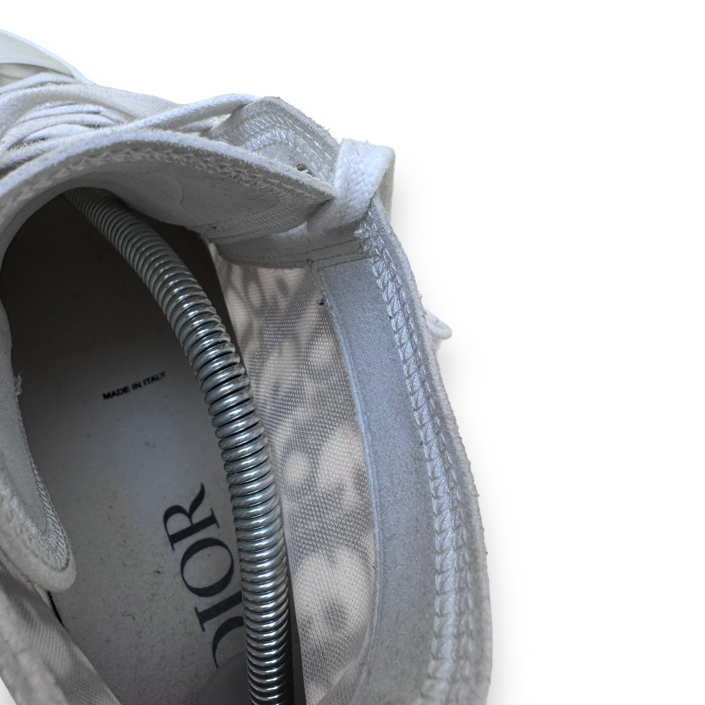 DIOR B23 HIGH TOP SNEAKERS WHITE UK9.5
