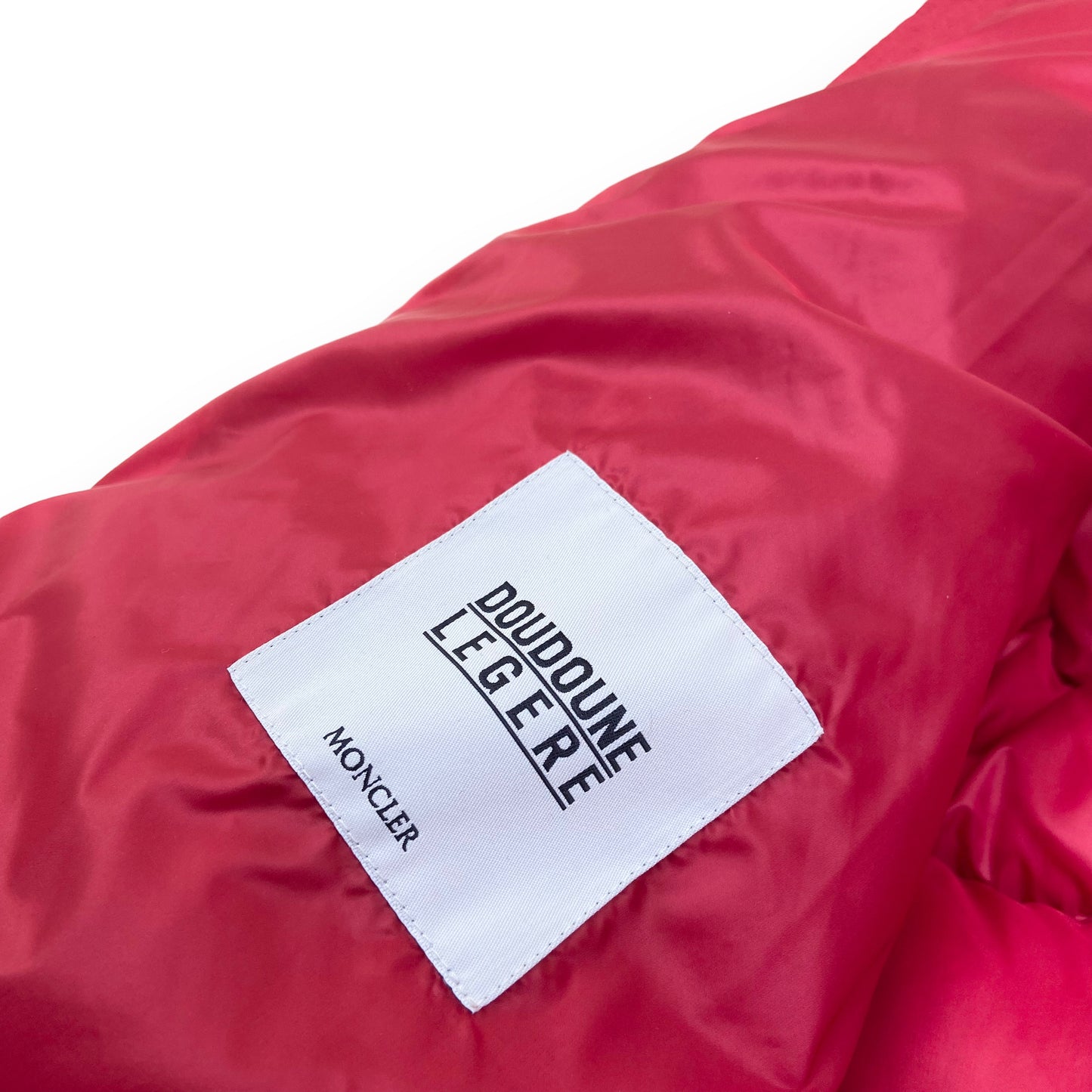 MONCLER ARVES GIUBBOTTO DOUDOUNE LEGERE PUFFER JACKET RED XL