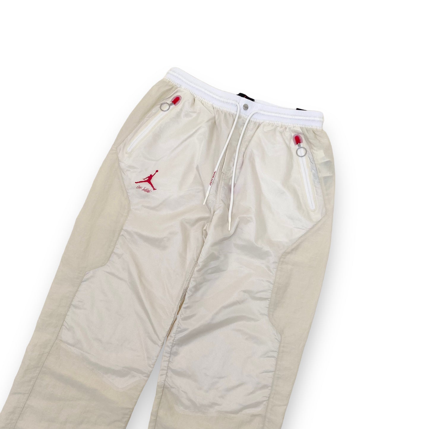 OFF-WHITE X NIKE TROUSERS CREAM L