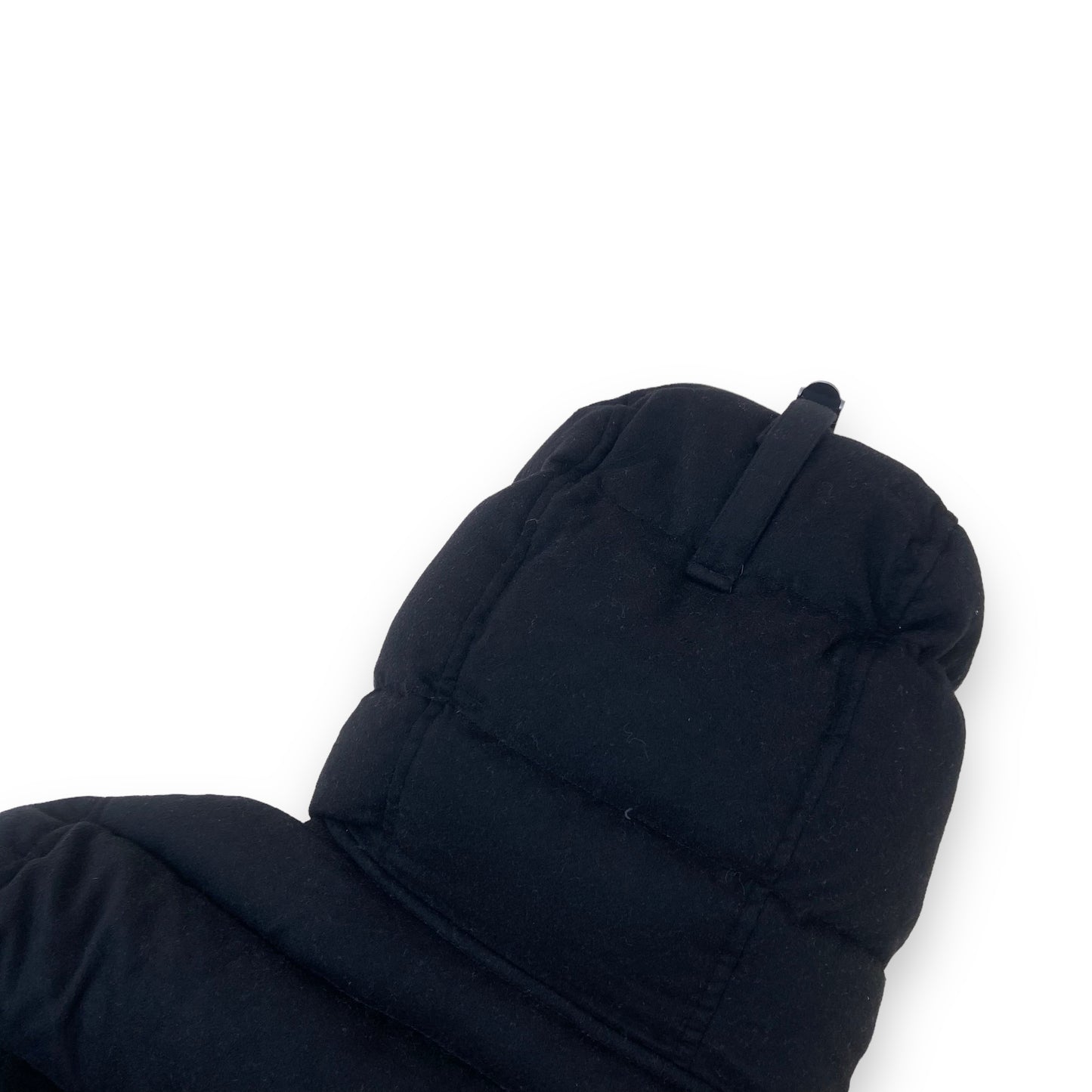 BURBERRY DOWN FILLED CASHMERE PUFFER JACKET BLACK XS