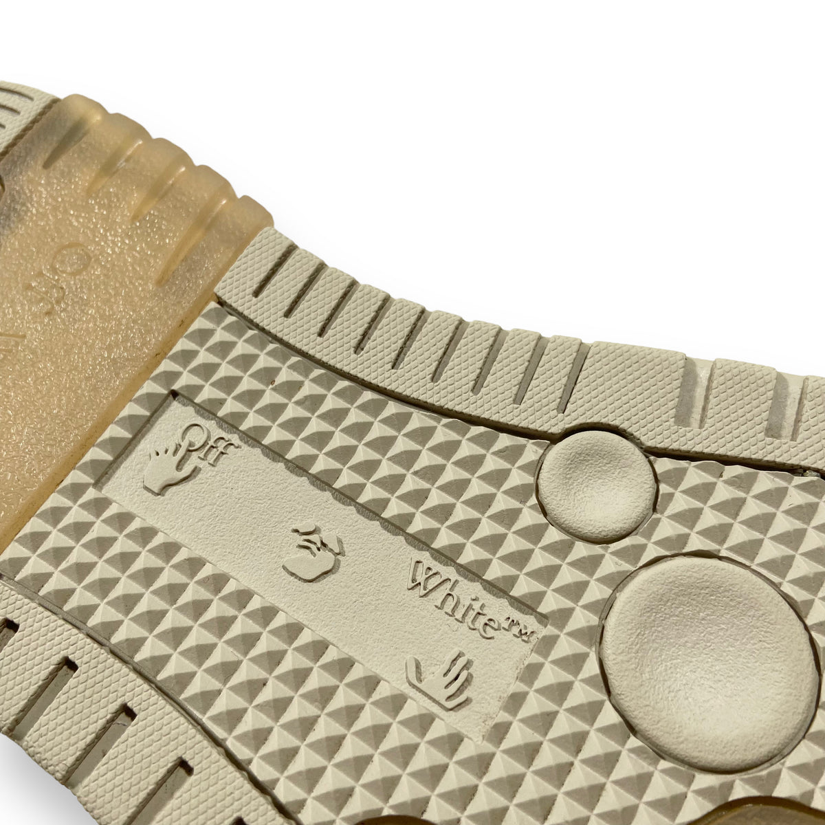 OFF-WHITE OUT OF OFFICE SNEAKERS BEIGE UK6