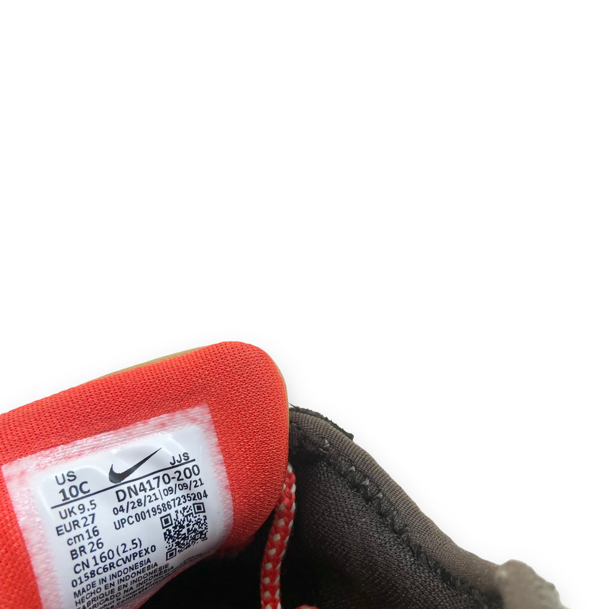 NIKE AIRMAX 1 X CACTUS JACK TRAVIS SCOTT SNEAKERS UK9.5