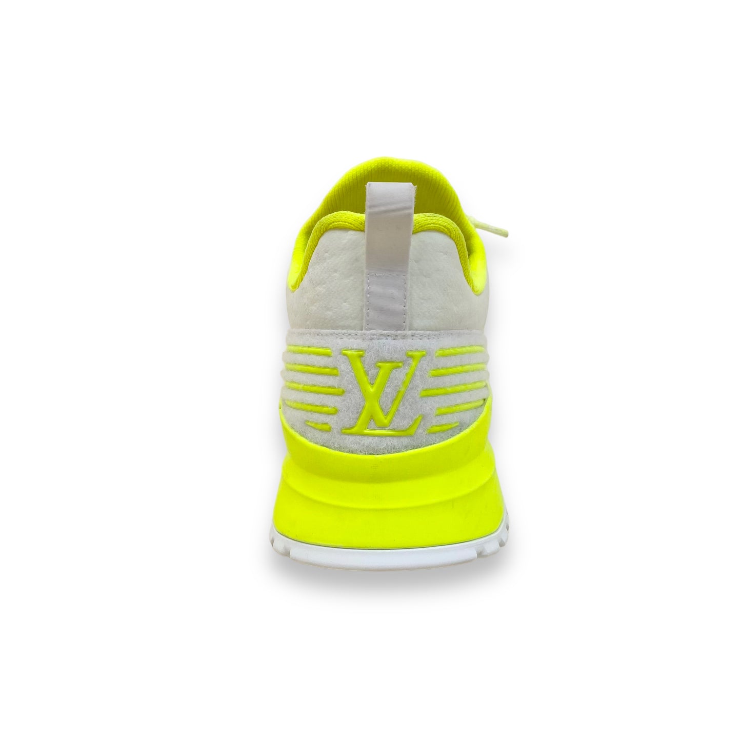 LOUIS VUITTON V.N.R KNIT SNEAKERS NEON YELLOW UK8.5