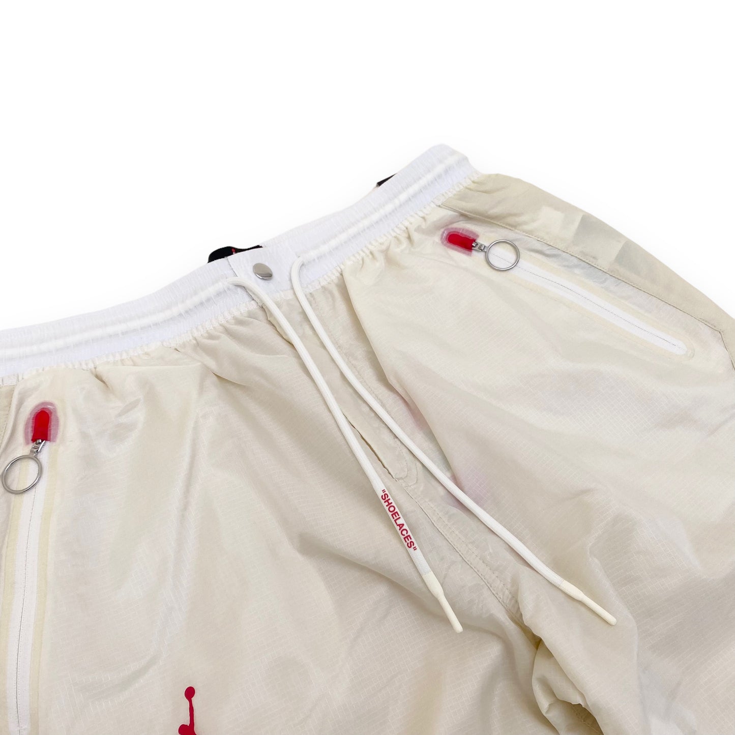 OFF-WHITE X NIKE TROUSERS CREAM L