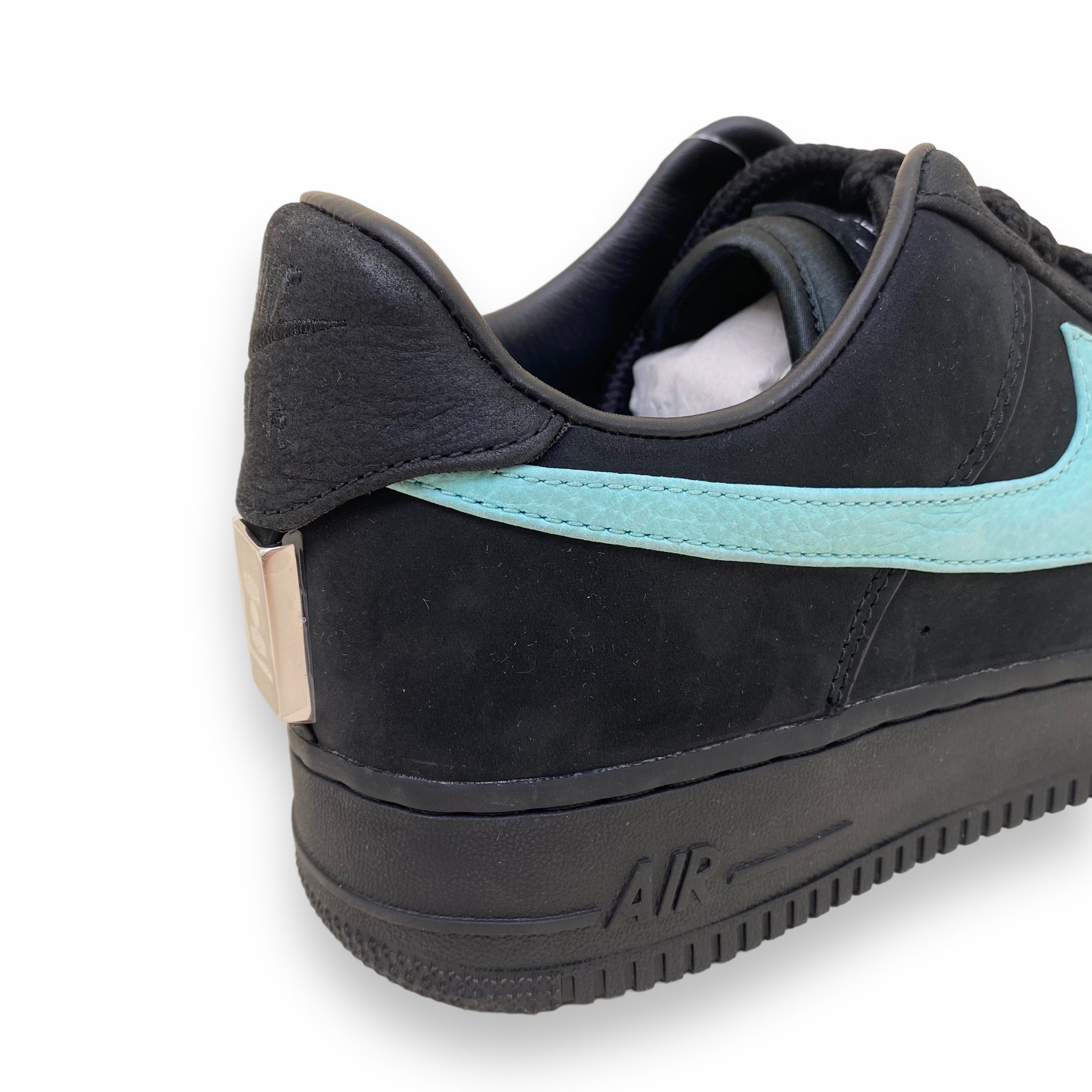 NIKE X TIFFANY & CO AIR FORCE 1 LOW ‘1837’ SNEAKERS BLACK UK9.5