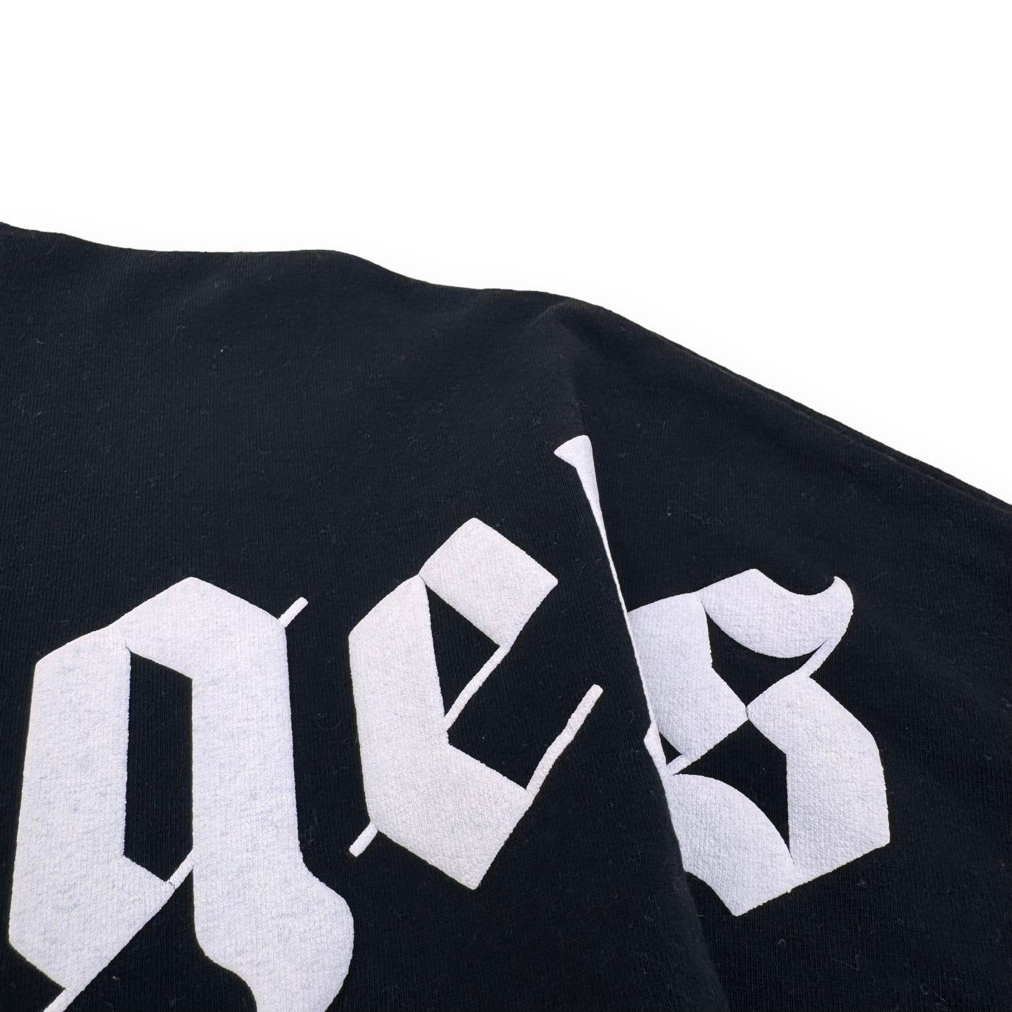 PALM ANGELS OVERSIZED COTTON LOGO T-SHIRT BLACK M