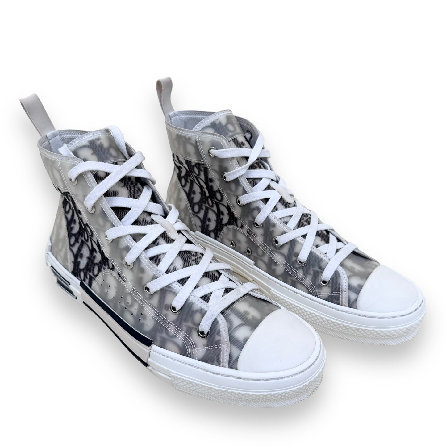 DIOR B23 HIGH TOP SNEAKERS WHITE UK9.5