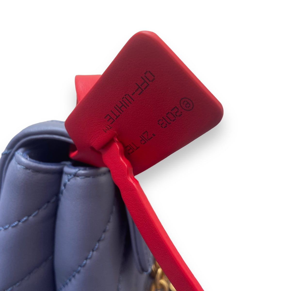 OFF-WHITE JACKHAMMER GOLD HARDWARE BAG PURPLE MINI