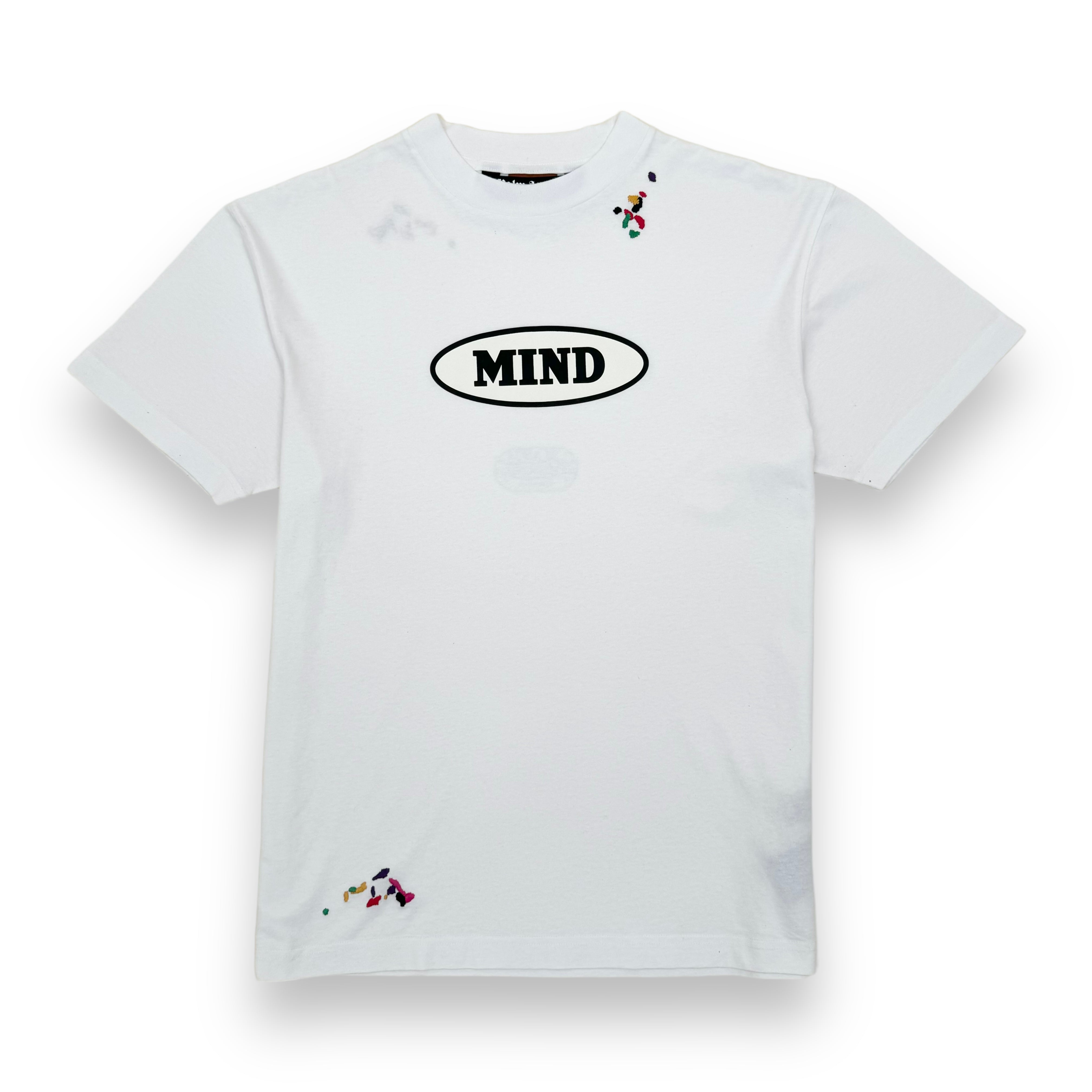 PALM ANGELS X MISSONI PRINTED COTTON-JERSEY T-SHIRT WHITE L