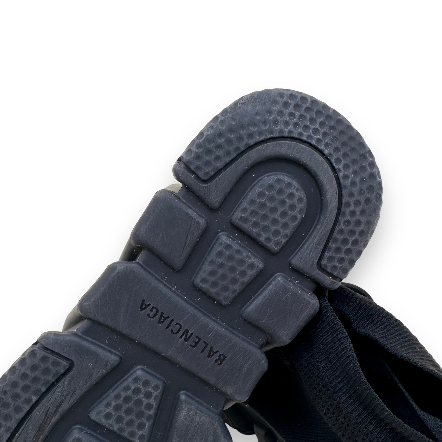 BALENCIAGA SPEED LACEUP RUNNER SNEAKERS BLACK UK6