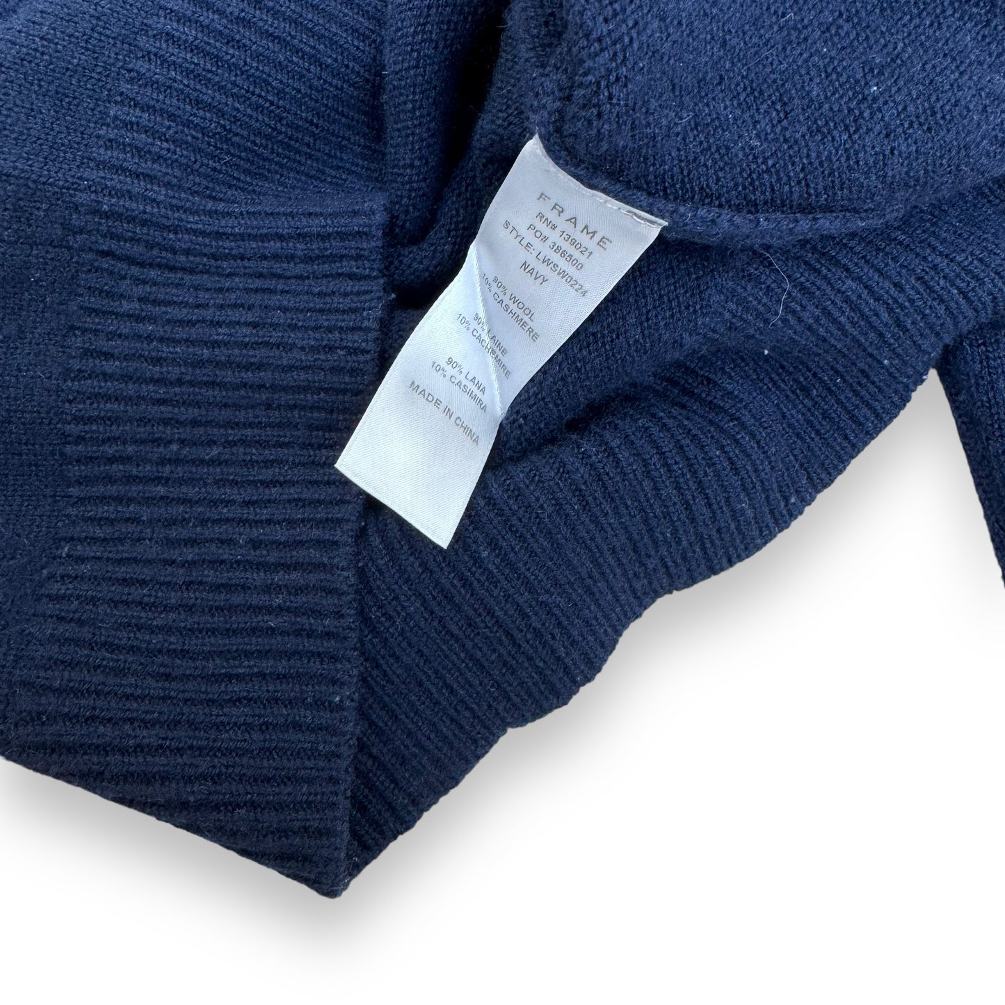 FRAME WOOL SWEATER NAVY BLUE S