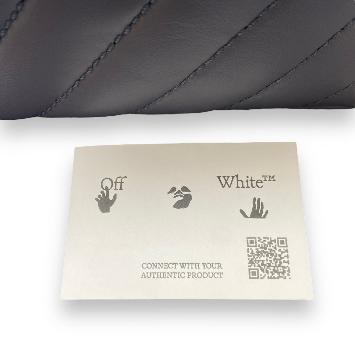 OFF-WHITE JACKHAMMER GOLD HARDWARE BAG PURPLE MINI