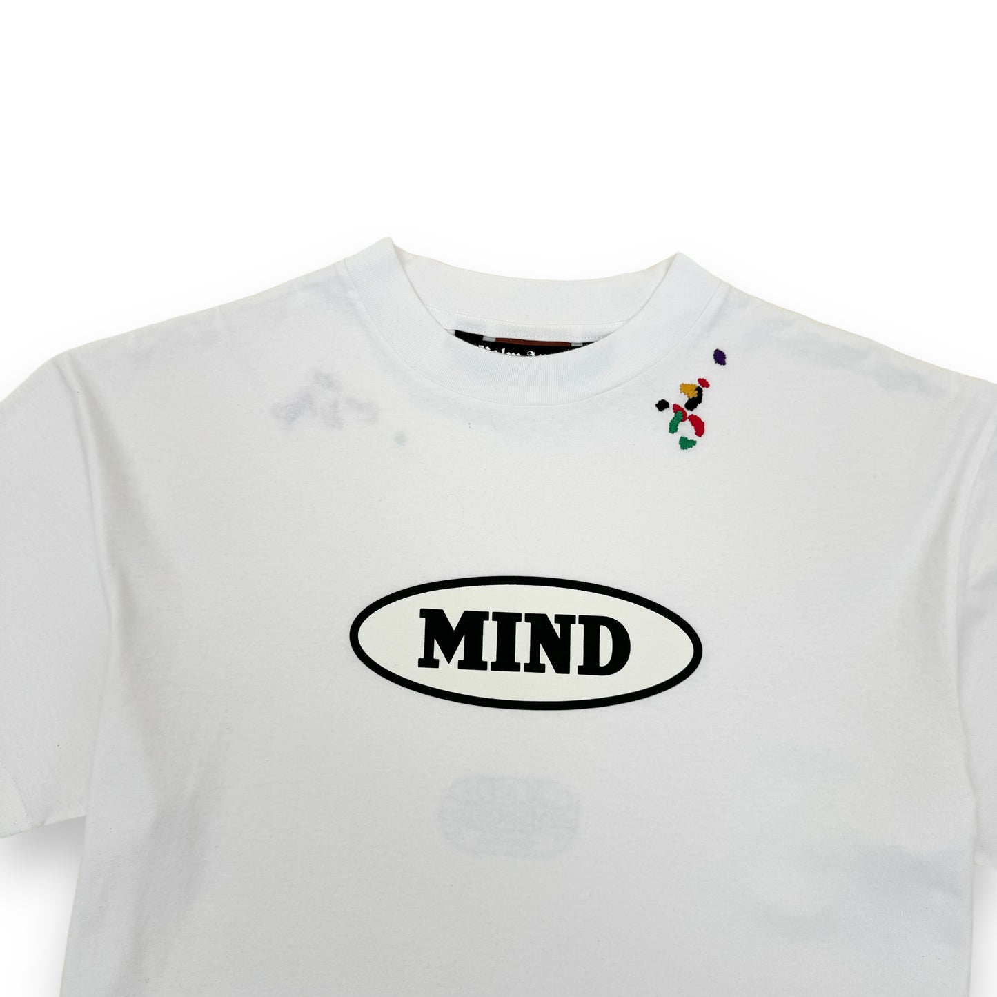 PALM ANGELS X MISSONI PRINTED COTTON-JERSEY T-SHIRT WHITE L
