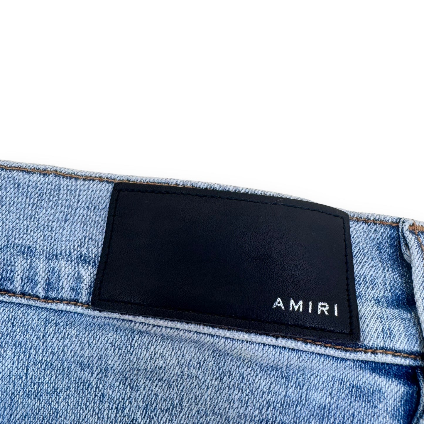 AMIRI DISTRESSED DENIM JEANS BLUE 32W