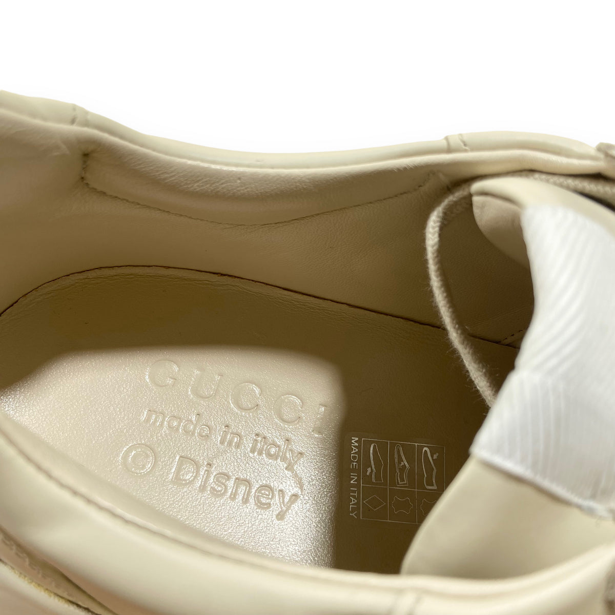 GUCCI X DISNEY ‘DONALD DUCK’ RHYTON SNEAKERS CREAM UK8
