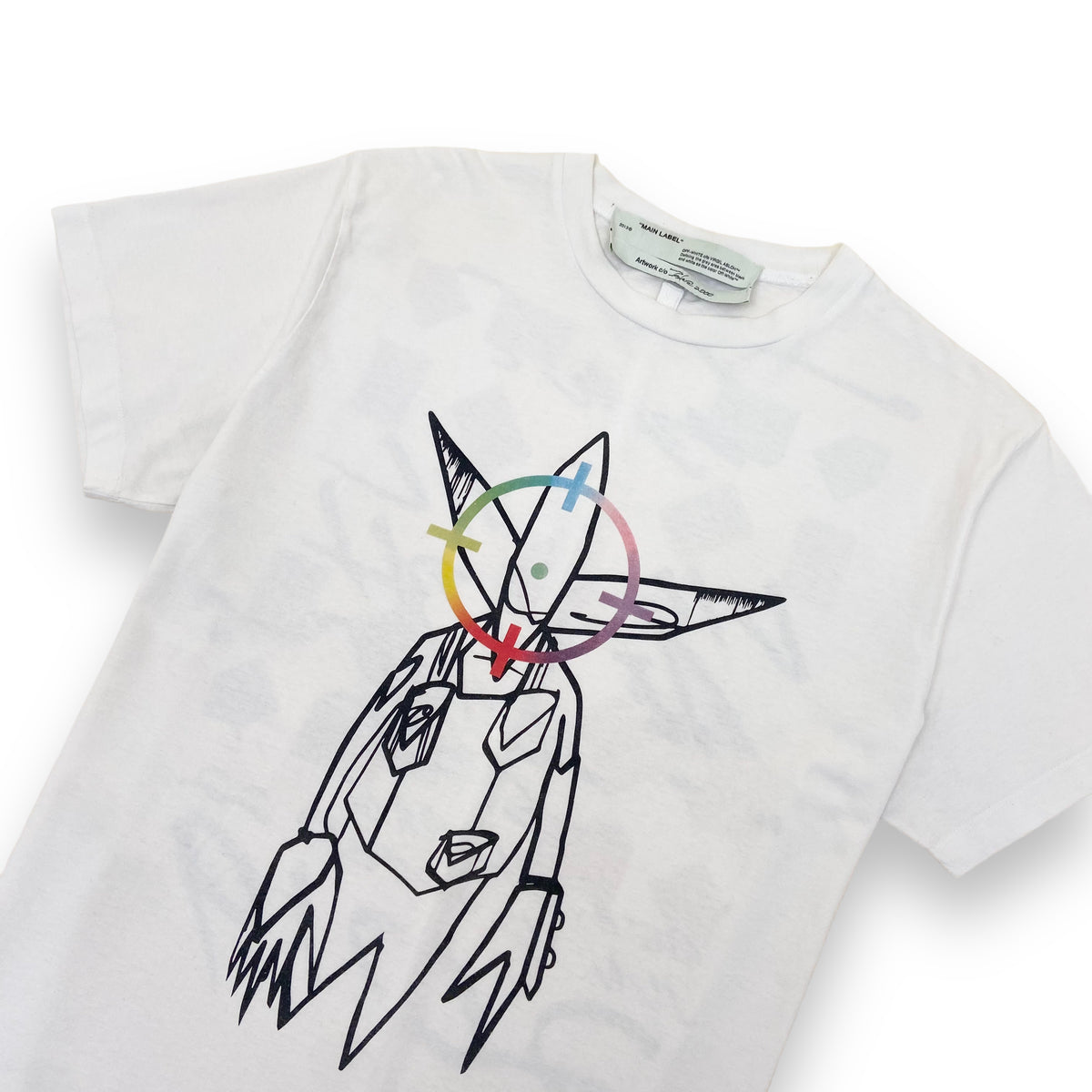 OFF-WHITE X FUTURA ALIEN OVERSIZED T-SHIRT WHITE XS