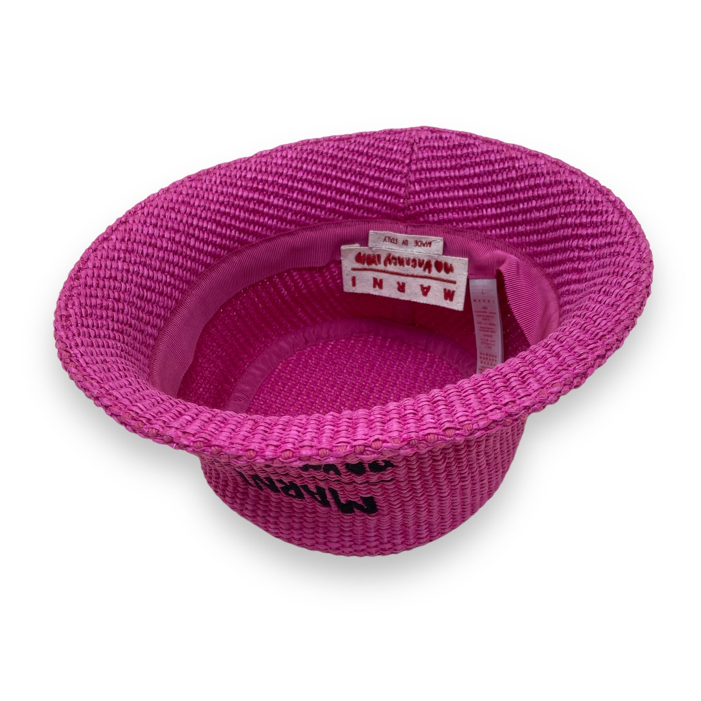 MARNI X NO VACANCY INN BUCKET HAT PINK L