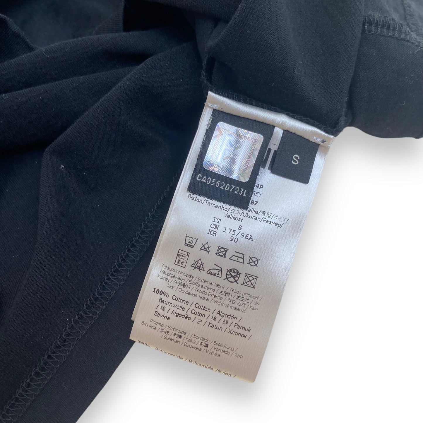 FENDI FF T-SHIRT BLACK S