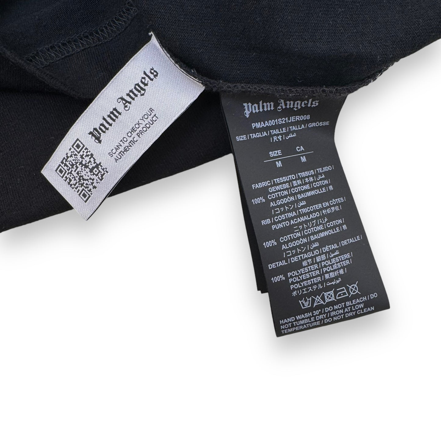 PALM ANGELS PALM TREE T-SHIRT PINK / BLACK M