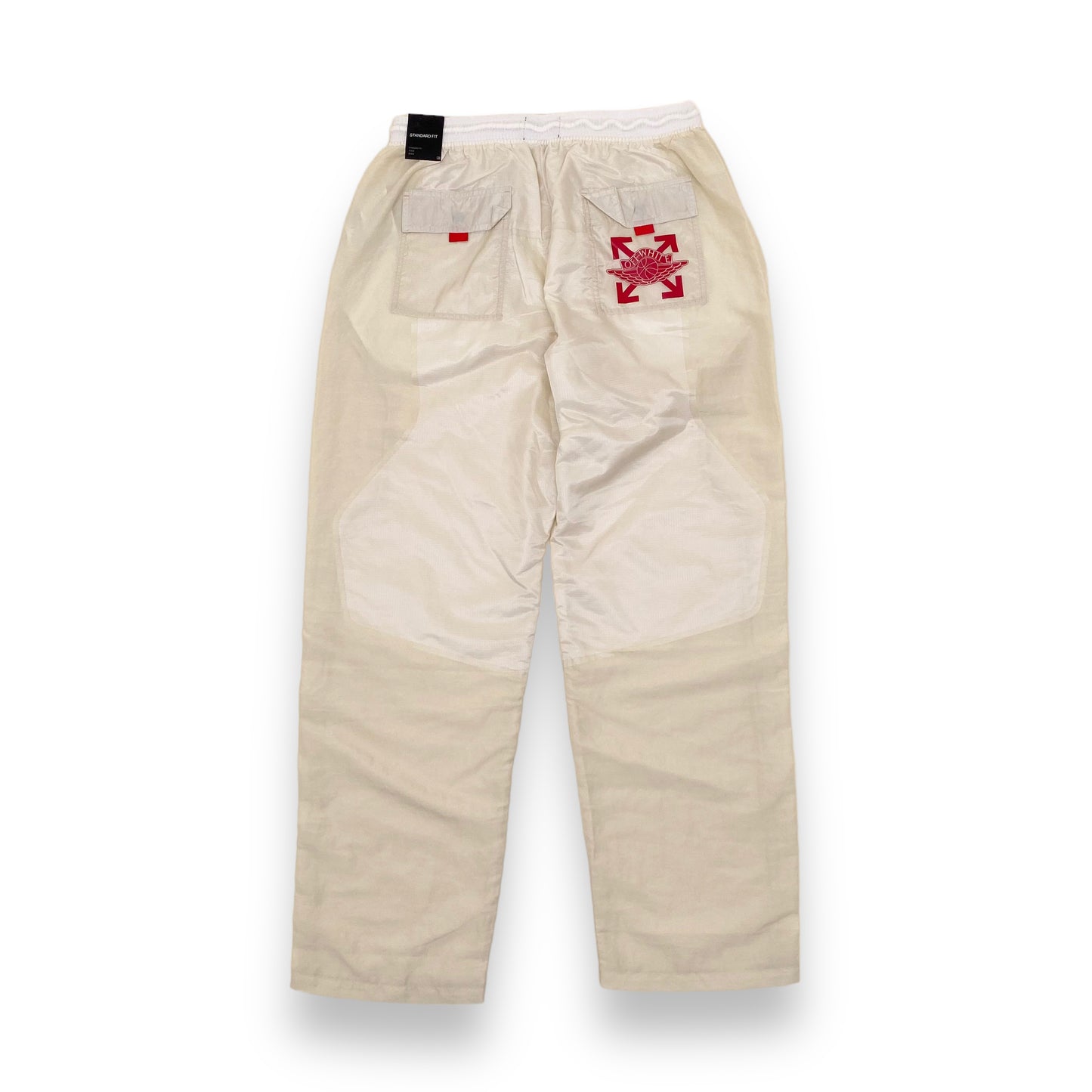 OFF-WHITE X NIKE TROUSERS CREAM L